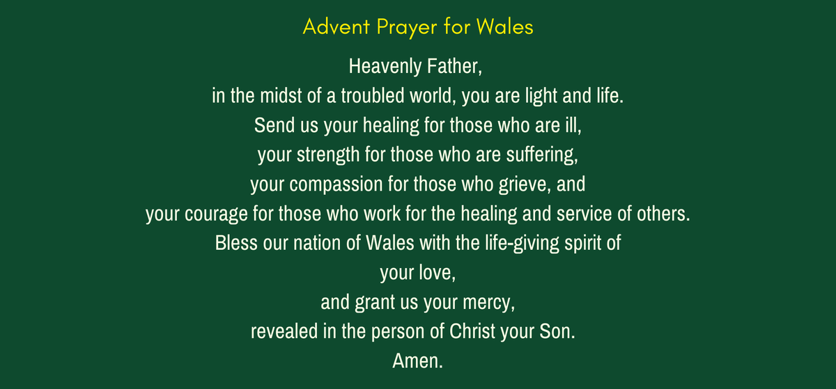 Advent prayer for Wales