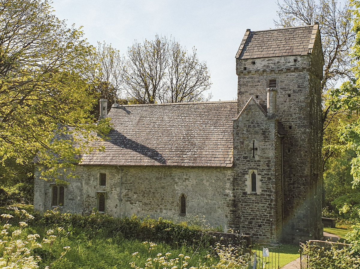 view of church and churchyard