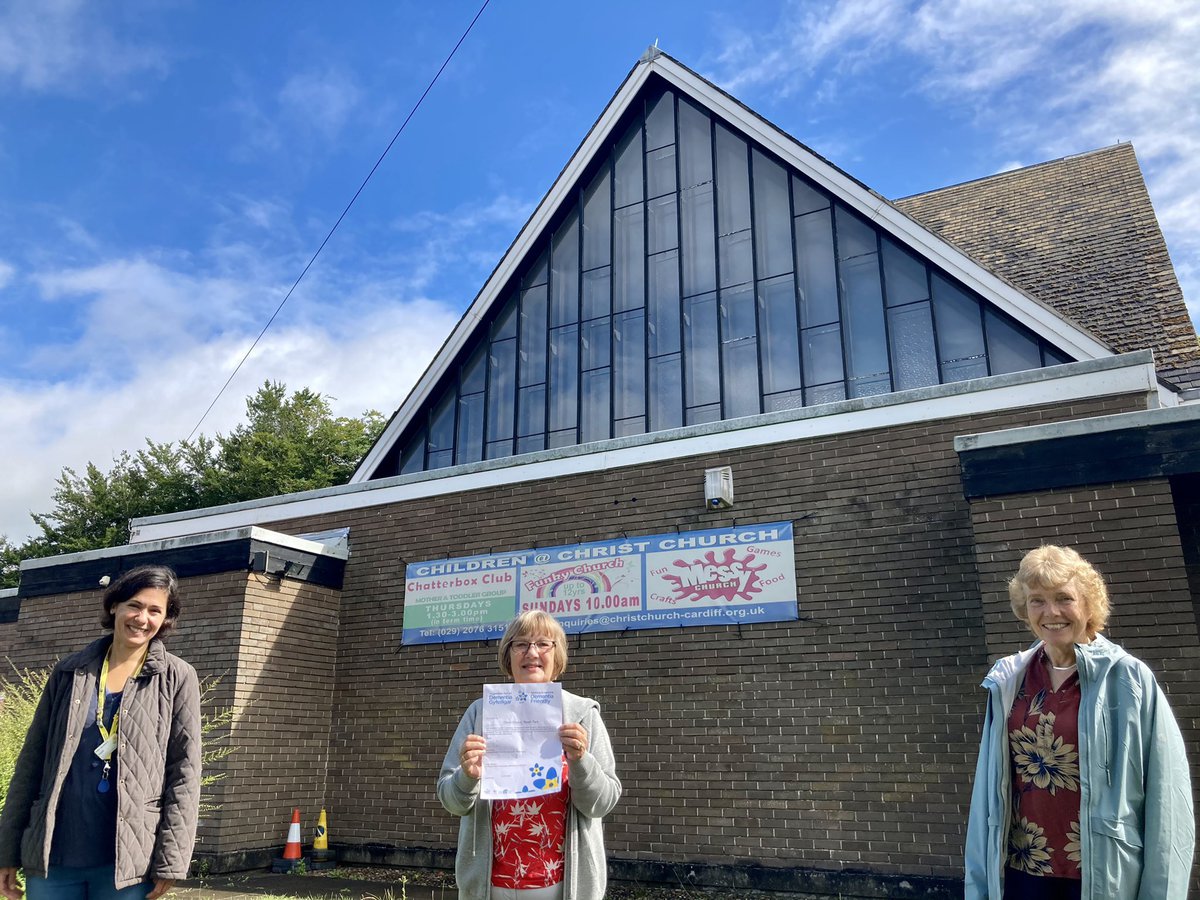 Dementia Friendly volunteers at Christ Church Roath