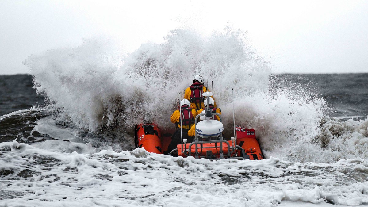 the Atlantic 85 and crew undergoing rough weather training