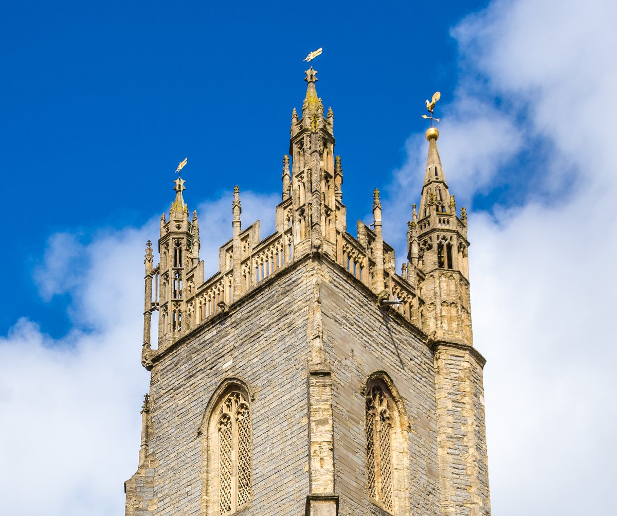 Top of St John the Baptist Church in Cardiff