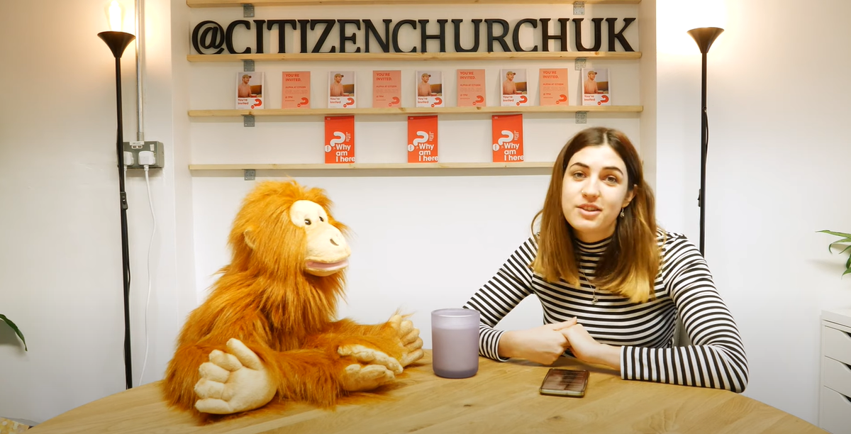 Citizen Church's Abbie and Marmalade the orangutan