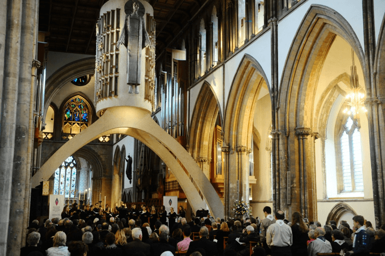 Service at Llandaff Cathedral