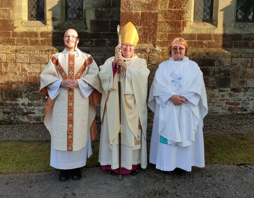 Revd Geraint John, Bishop June, Revd Glenda Oglesbee.jpg
