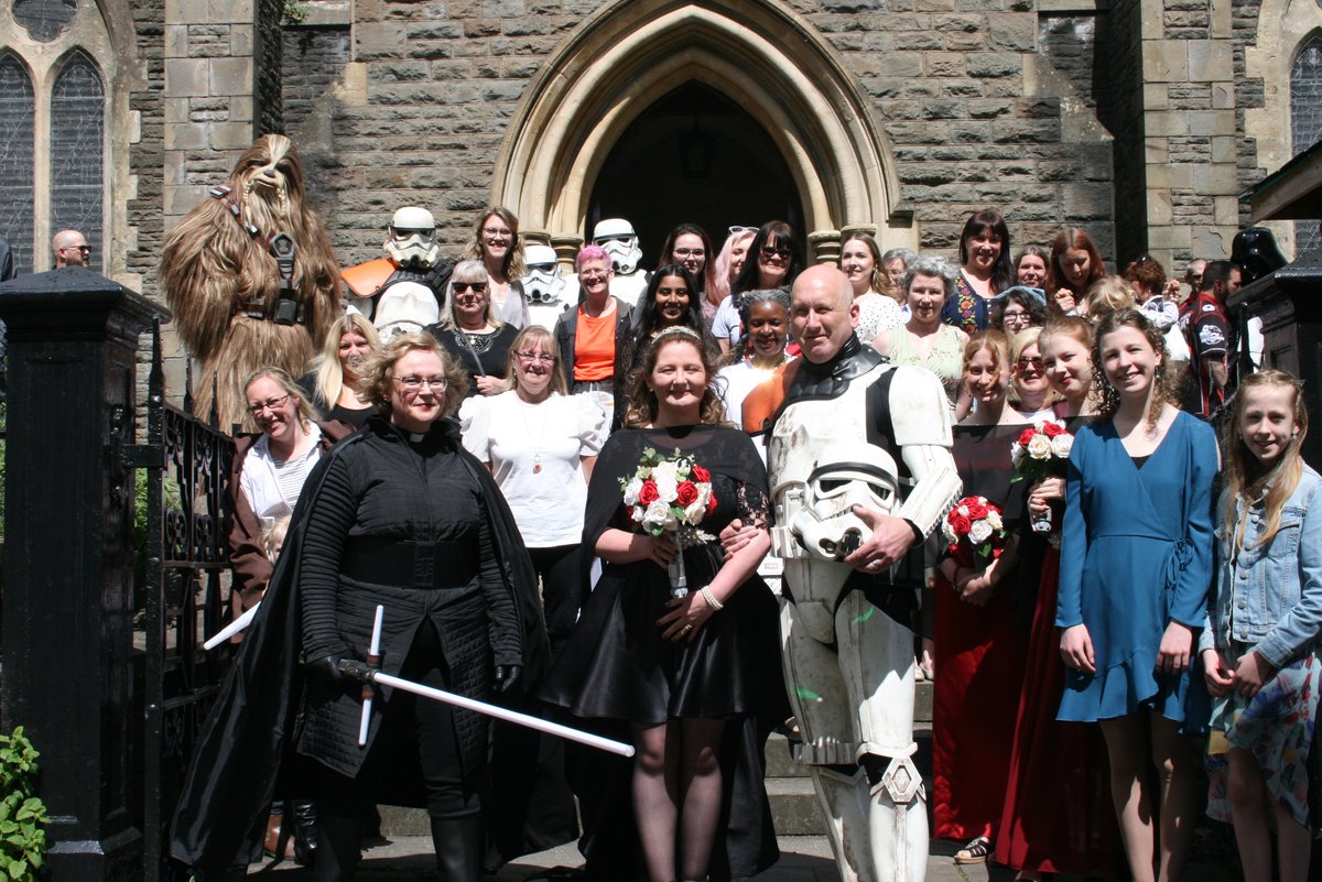Star Wars Wedding at Pontypridd