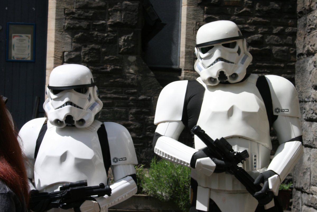 Star Wars Storm Troopers in a church