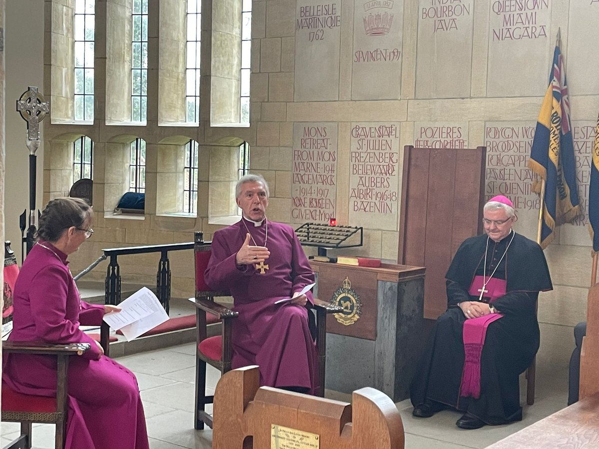 Bishop Mary, with Archbishop Andrew and Archbishop Mark