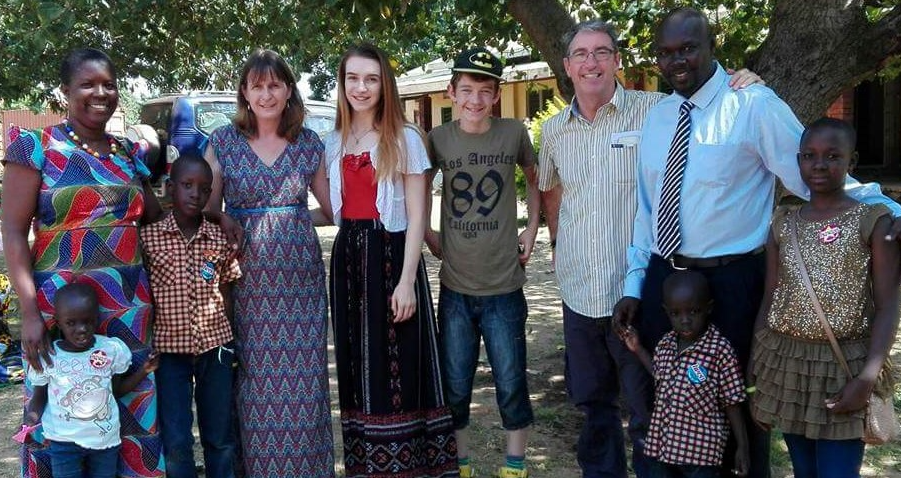 Steve Lock with Gulu Mission in Uganda