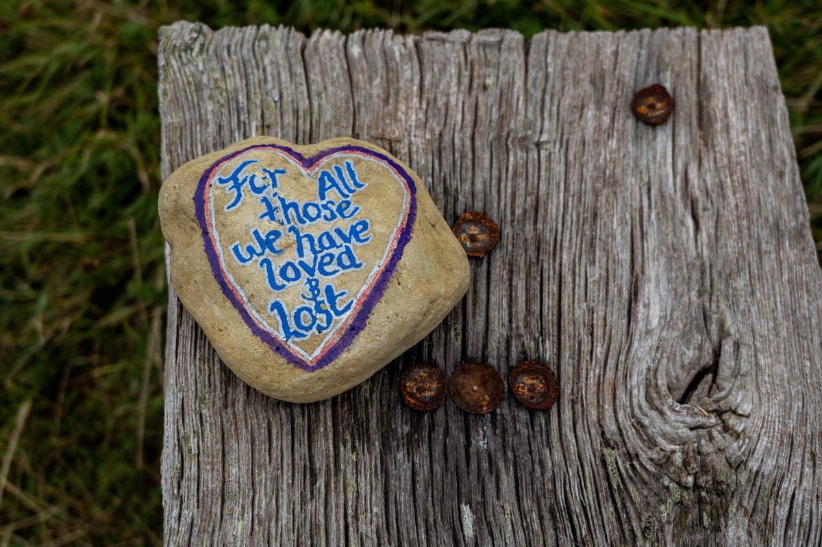 Pebble saying for all those we have loved and lost