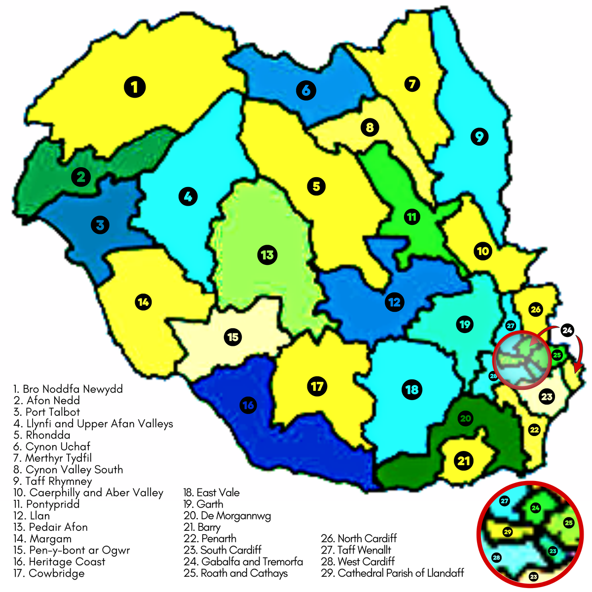 Ministry Areas - LLandaff Diocese