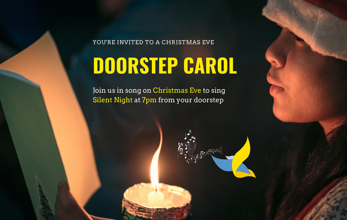 Doorstep carol on Christmas Eve to sign Silent Night at 7pm